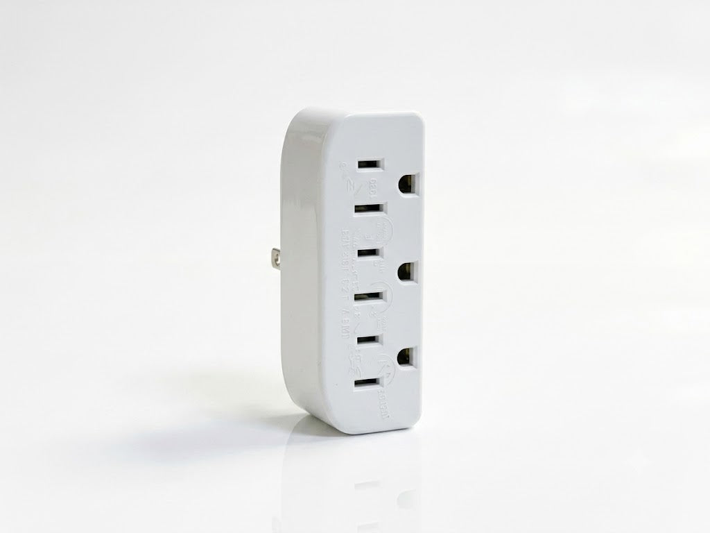 Multicontacto de 3 Tomas Blanco 1875W 15A 125V - IUSA