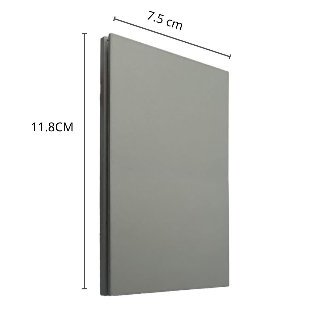 Placa Apagador APL-401 Gris Oxford Skin Feel  Tacto Ultrasuave y Diseño Elegante - LUXURY ARTLITE
