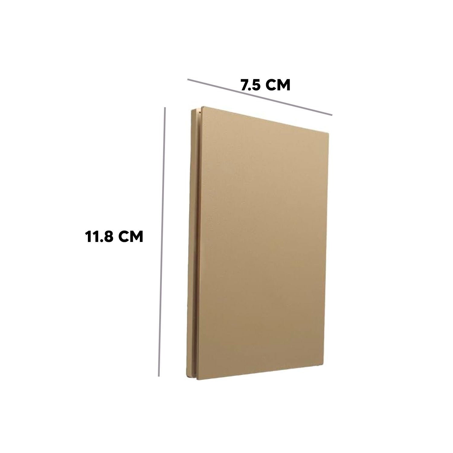 Placa Apagador Luxury APL-501,  1 Interruptor 3 Vías  127-250V~ 50-60 Hz  15A  IP20  75x118mm Oro Skin Feel - ARTLITE