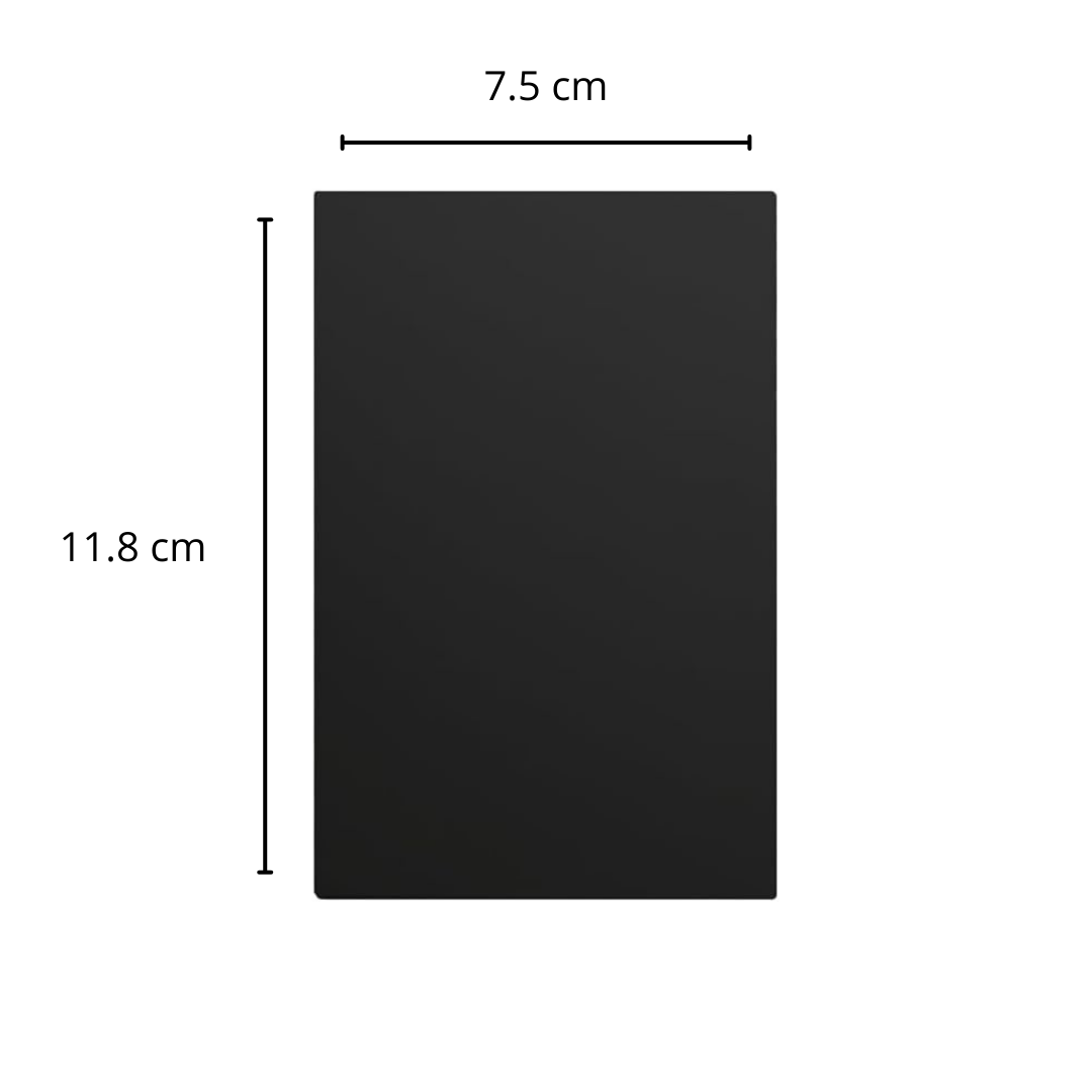 Placa Luxury APL-601 con 1 Interruptor de 3 Vías  Color Negro Skin Feel  127–250v 15a  Elegante, Resistente y Fácil de Instalar - Luxury Artlite