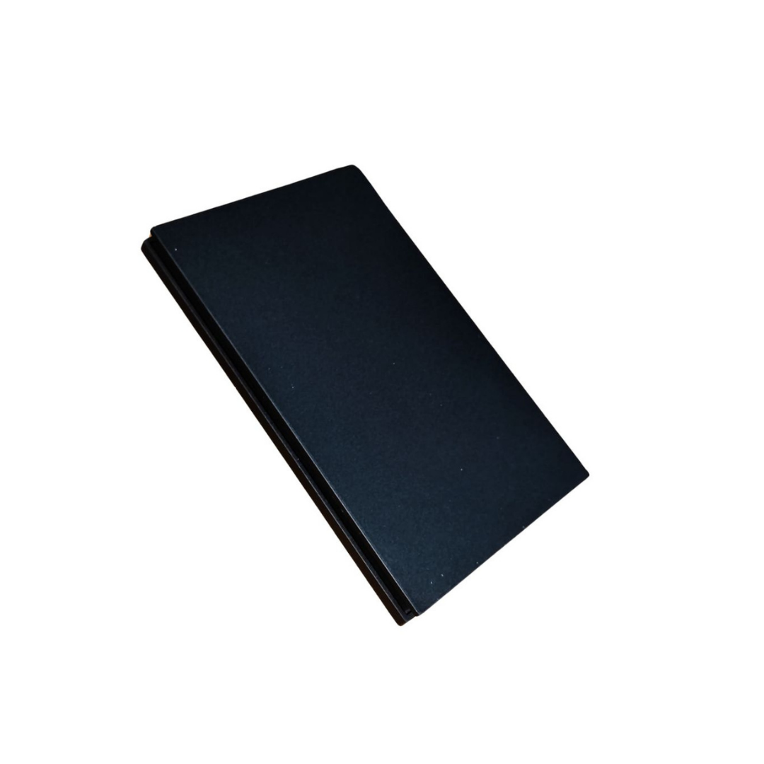 Placa Luxury APL-601 con 1 Interruptor de 3 Vías  Color Negro Skin Feel  127–250v 15a  Elegante, Resistente y Fácil de Instalar - Luxury Artlite