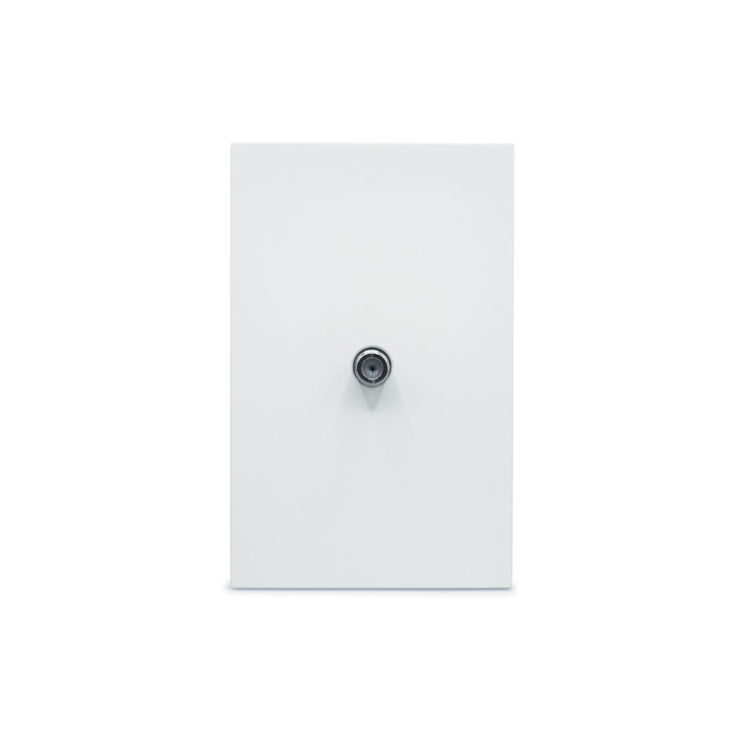 Placa con Contacto Coaxial para TV 7.5x11.8cm IP20 Color Blanco Luxury - ARTLITE