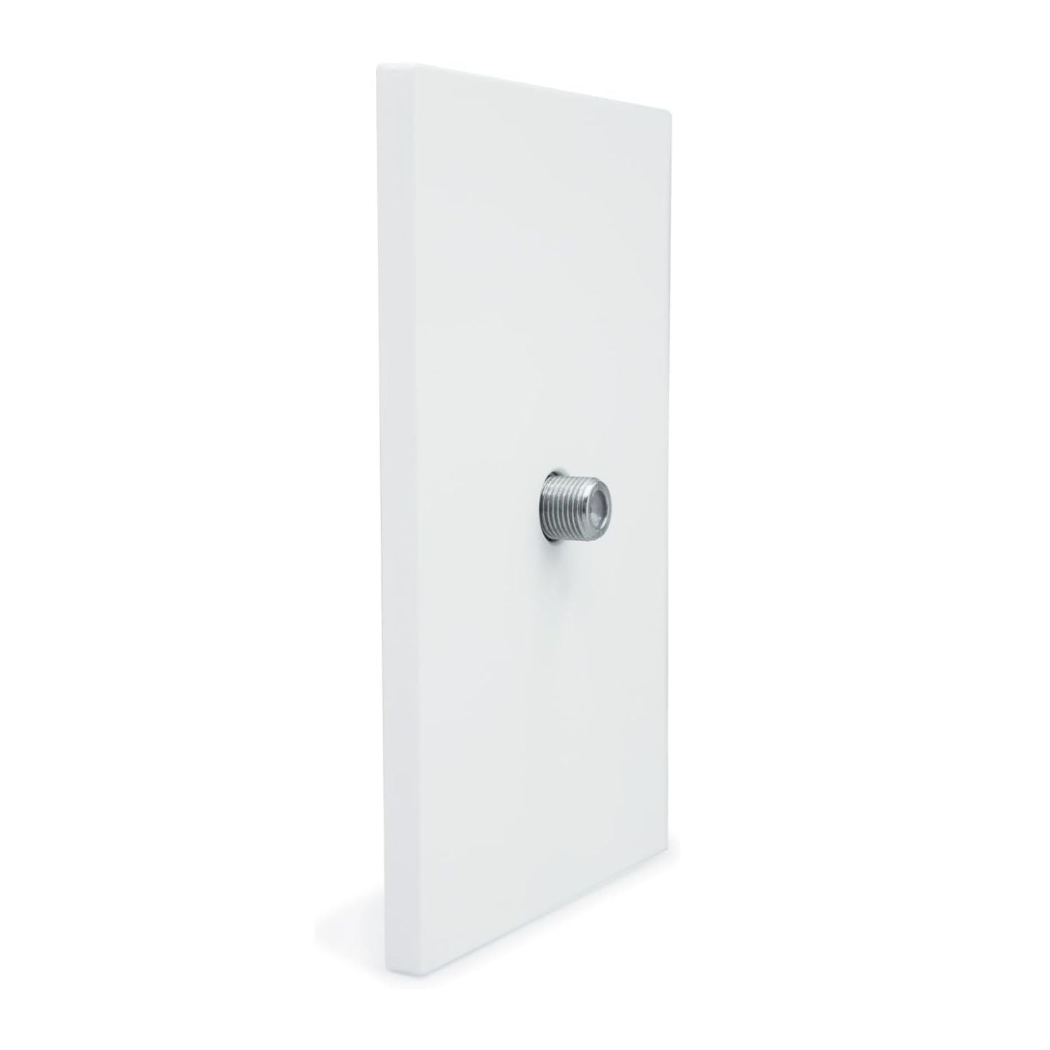 Placa con Contacto Coaxial para TV 7.5x11.8cm IP20 Color Blanco Luxury - ARTLITE