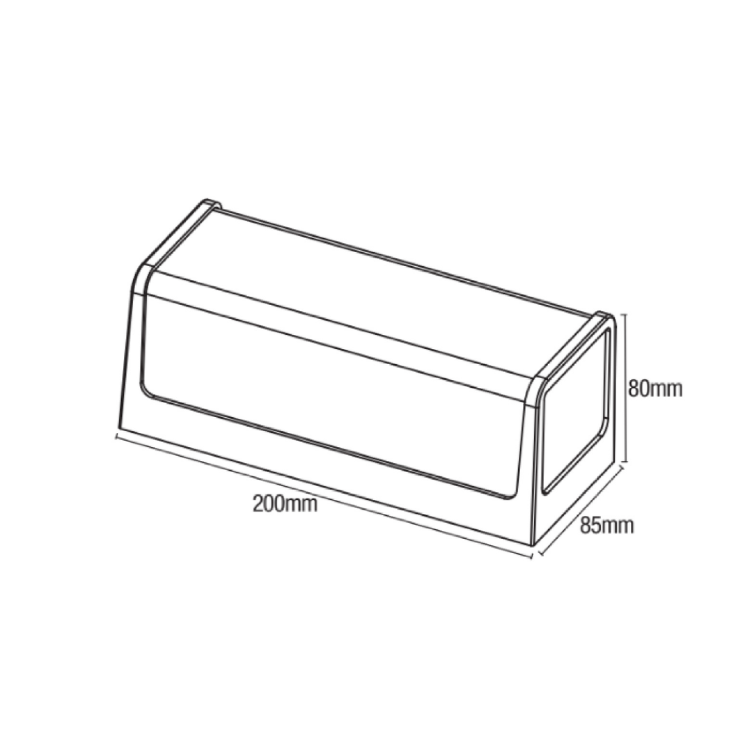 Lámpara Decorativa para Muro LED Rectangular 10W Exterior IP65  - IPSA