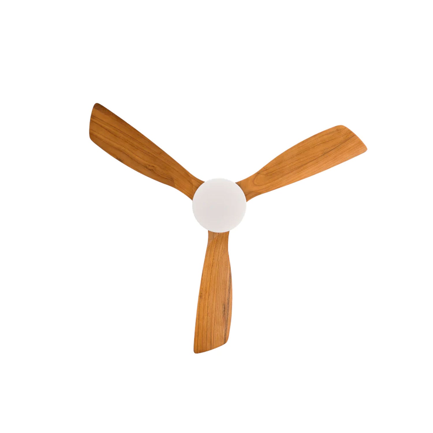 Ventilador de Techo Aria 52" Blanco/Madera 3 Aspas – Masterfan