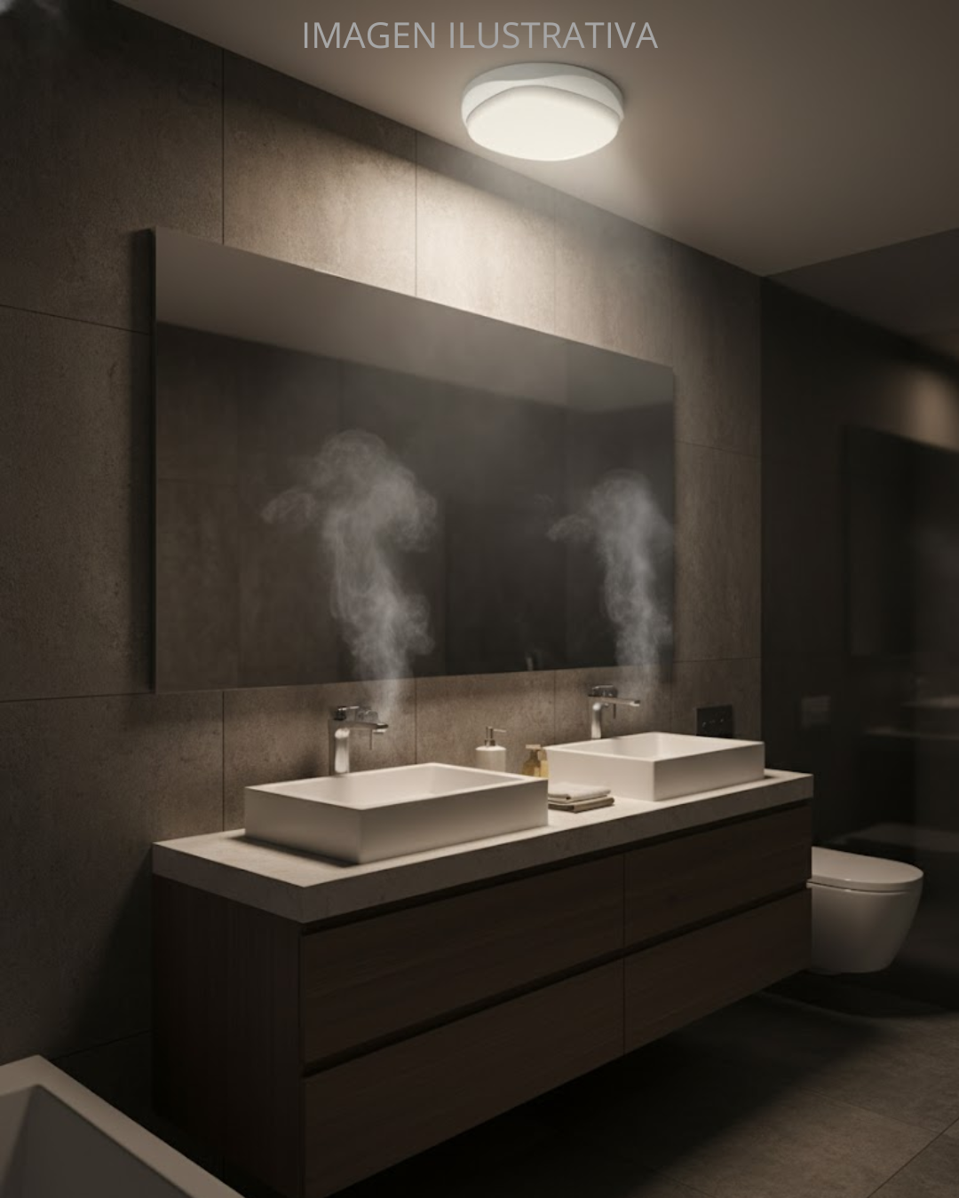 Lámpara LED Redondo de Sobreponer 15W Blanco Frío IP65 para Exterior e Interior - ARTLITE