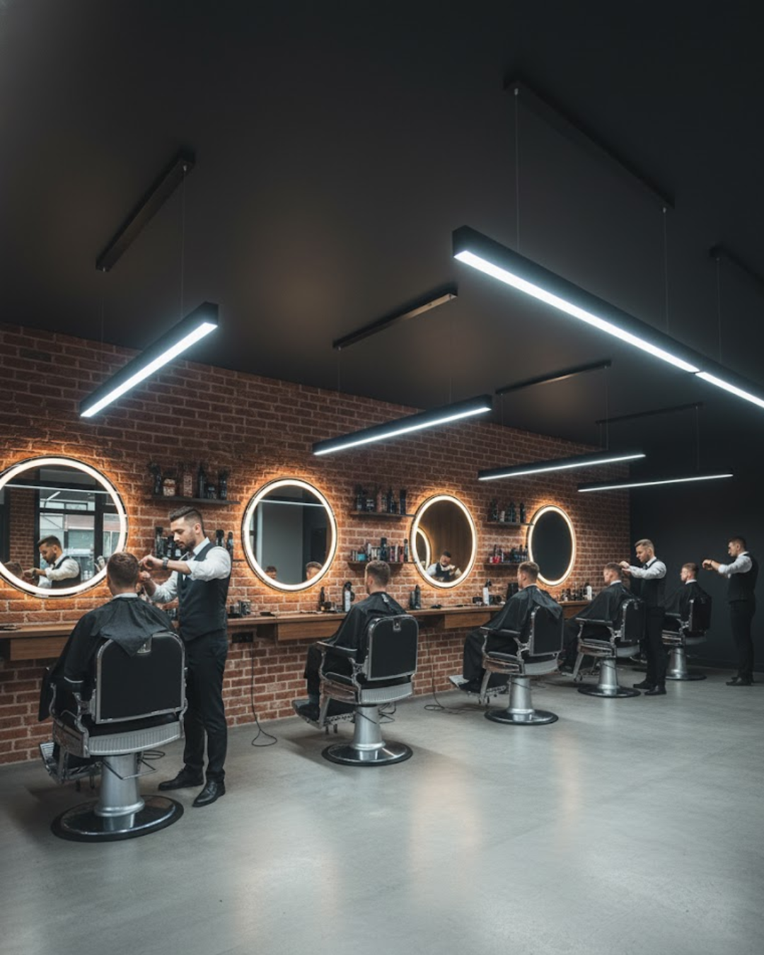 Luminaria LED Lineal Colgante Negra 45W 6500K Blanco Frío para Interiores - ARTLITE