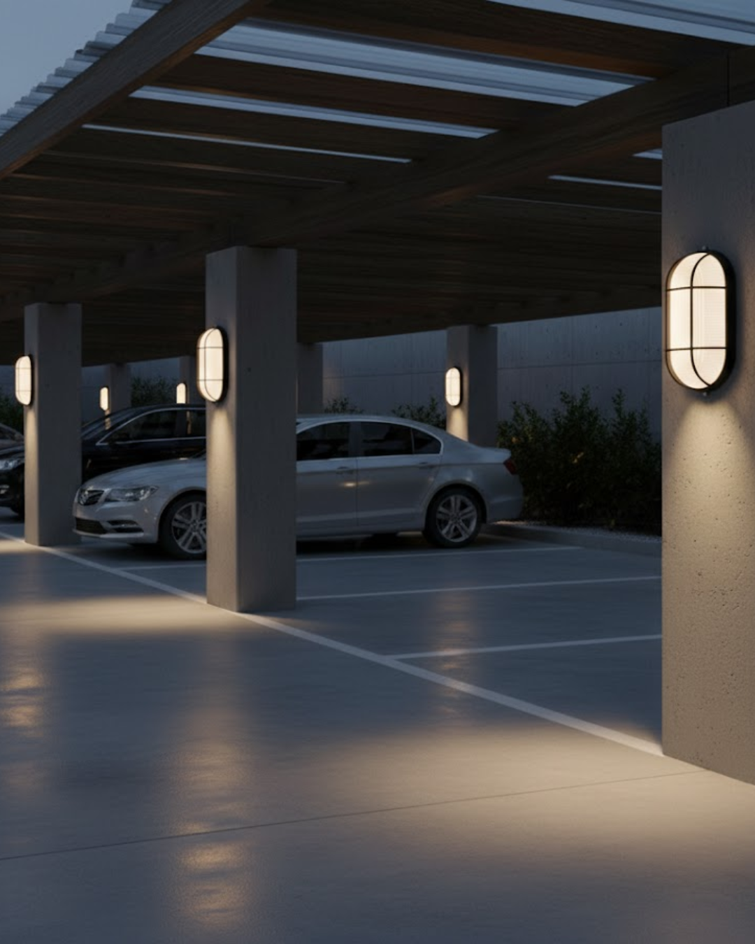 Luminaria Náutica de Pared o Techo E26 Exterior IP44 25W Negro Decorativa con Protección Antivapor - ARTLITE