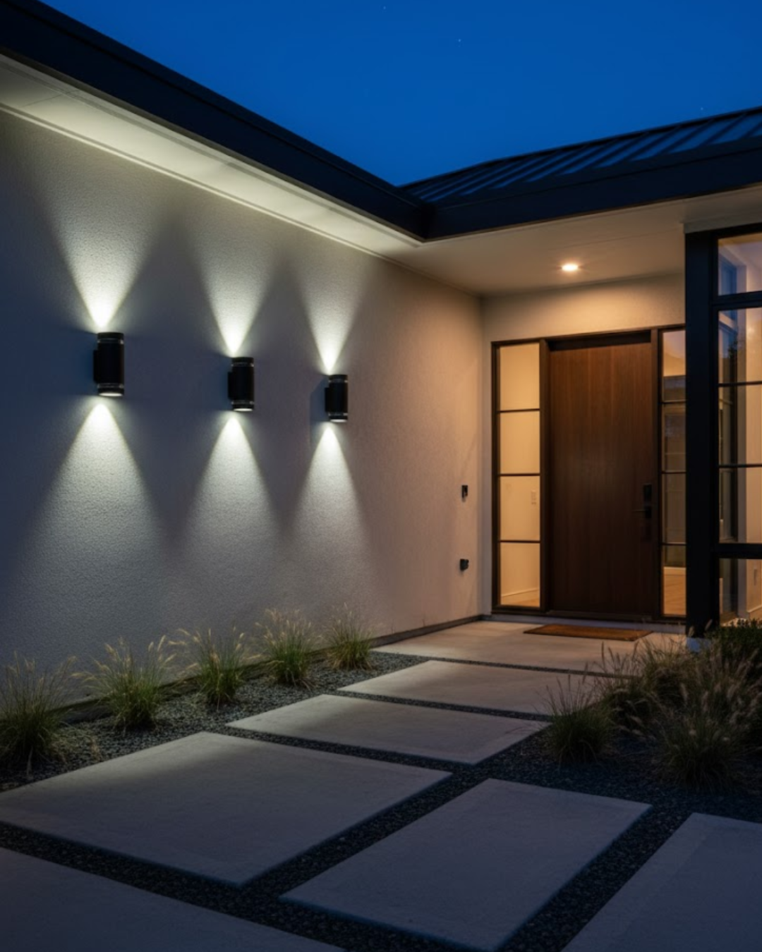 Lámpara de Pared Exterior Doble  Negra Base GU10 IP44 - ARTLITE