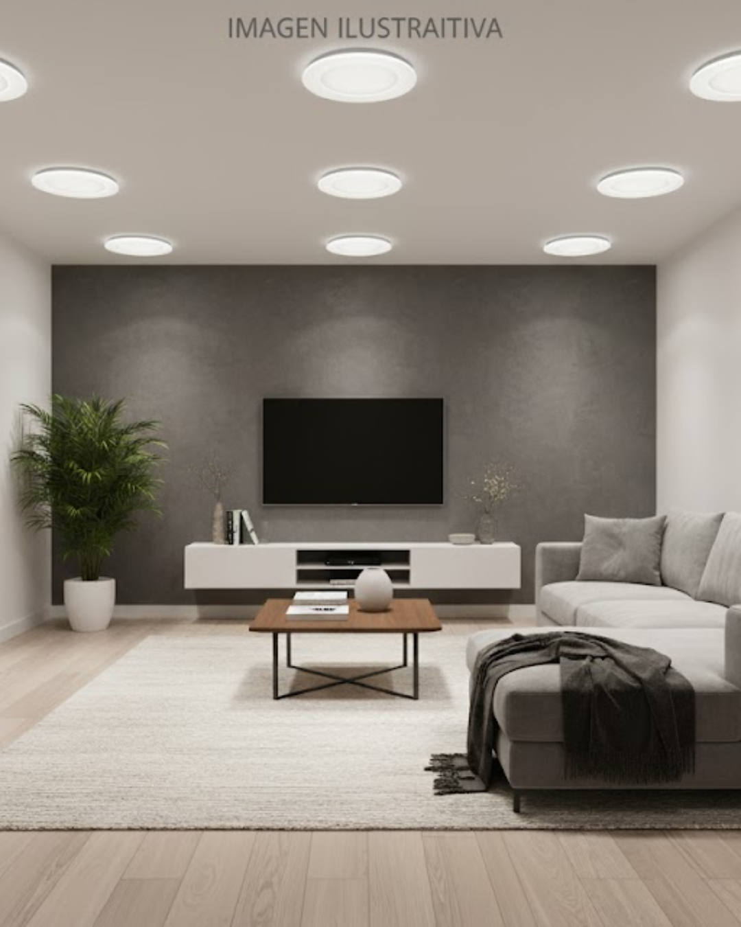 Panel LED Redondo Slim 6W Empotrable 6500K Blanco Frío con Driver para Interior - ARTLITE