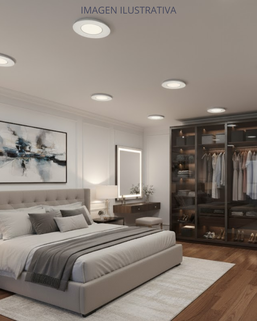 Panel LED Redondo Slim 3W Empotrable 6500K Blanco Frío con Driver para Interior - ARTLITE