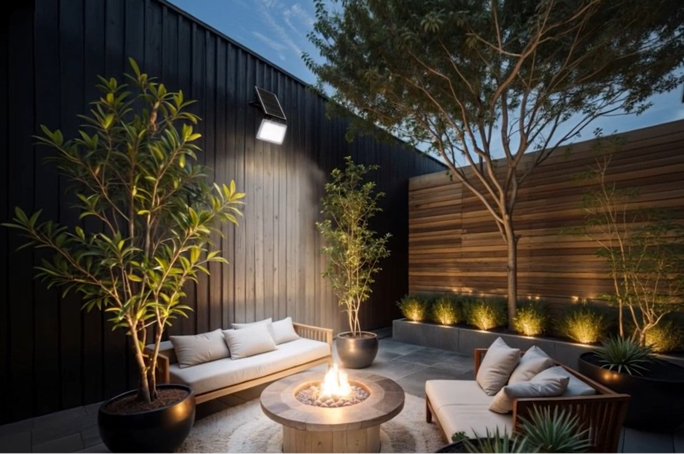 Reflector Solar LED 100W 1000 Lúmenes con Control Remoto Luz Blanca Fría IP65 - ARTLITE