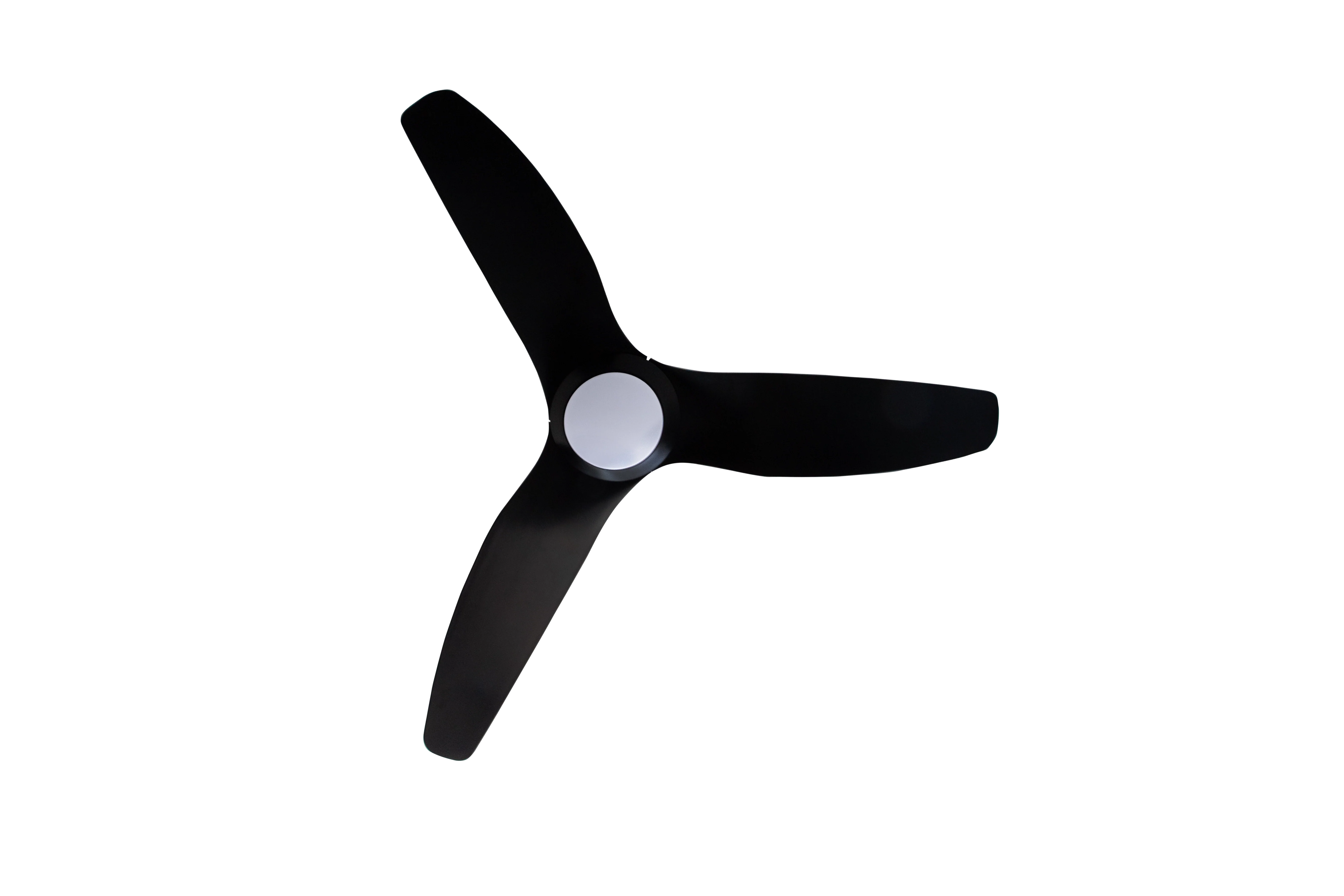 Ventilador de Techo Atlantis 50" con Luz 3 Aspas Negro – Masterfan