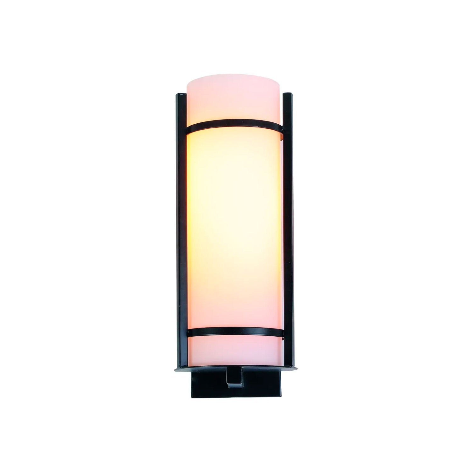 Lámpara de Pared Negro 1 Luz E27 Vintage  | Apliqué Decorativo con Vidrio Elegante - NGR