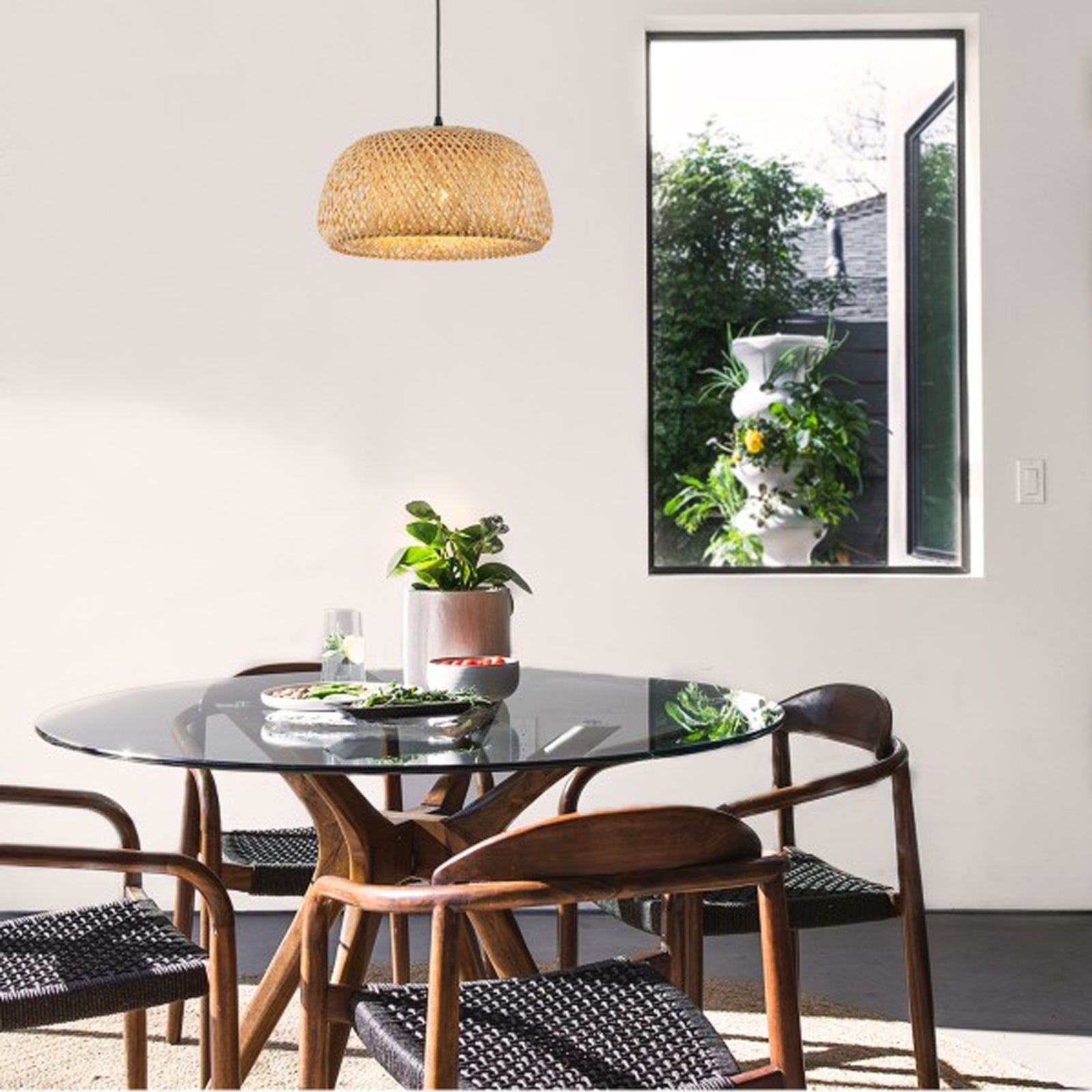 Lámpara de Techo Bambú C366/BMB – Calux