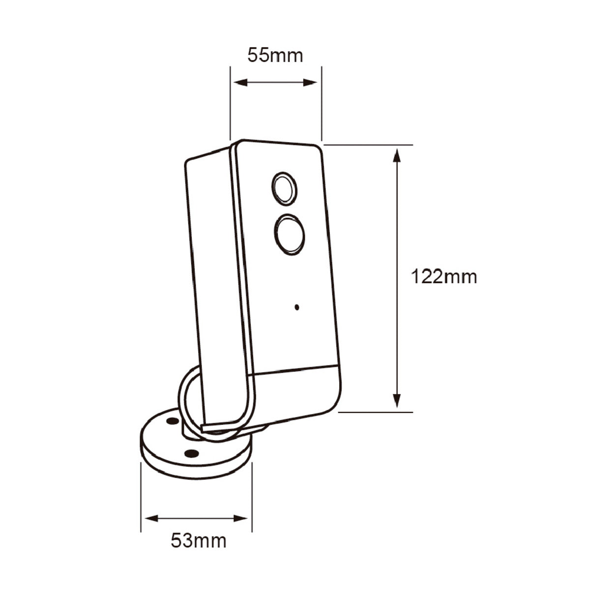 Cámara inteligente con visión nocturna y altavoz IP54 - Tecnolite Connect