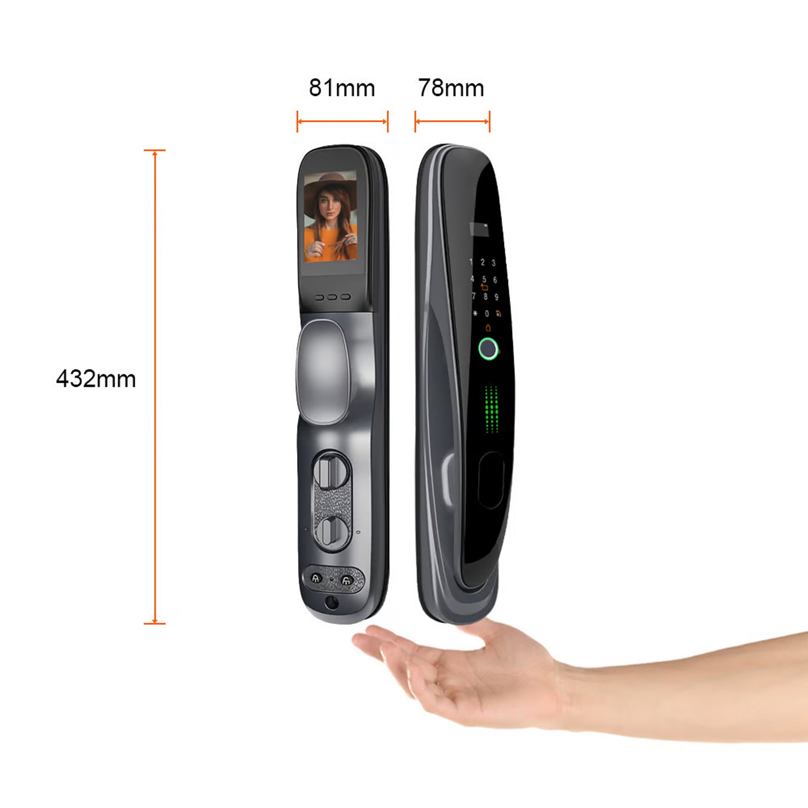 Video Cerradura para Puerta  5 Métodos de Apertura - Tecnolite