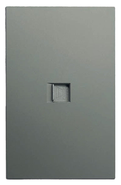 Placa de Red LAN RJ45 Cat5 APL-409 7.5x11.8 cm IP20 Gris Oxford - ARTLITE LUXURY