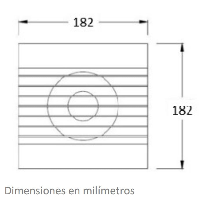 Extractor de Aire Ultra Delgado 5" Eco Blanco – Estévez