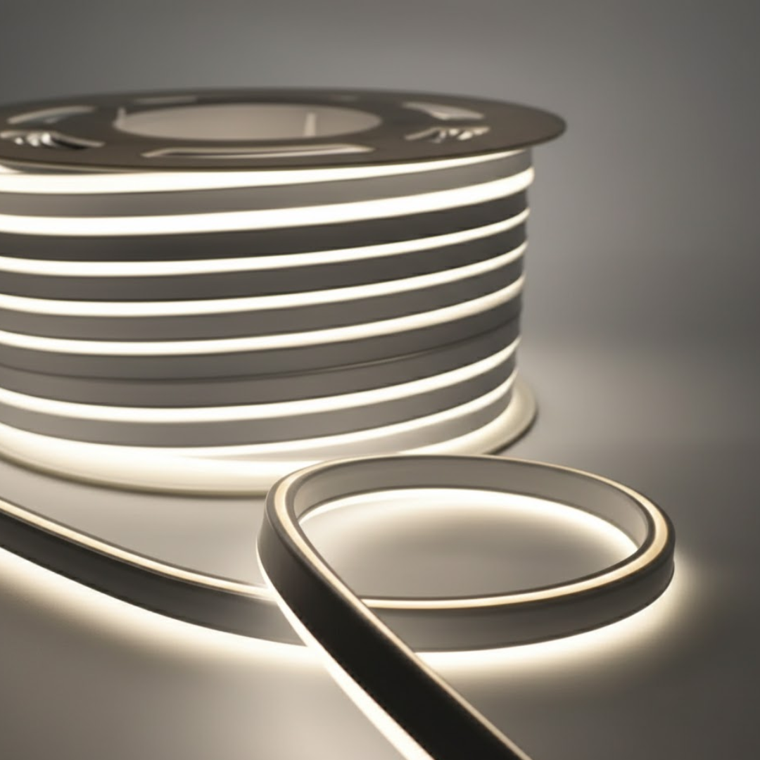 Manguera LED Neón Doble 25M 150W 127V 6500K Exterior IP65 Atenuable PVC – WINLED