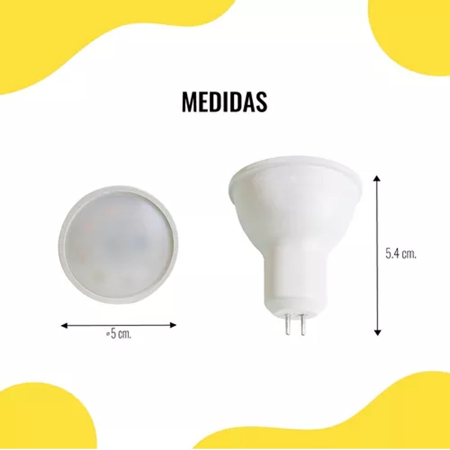 Foco LED MR16 Gu5.3 WiFi RGB 5W WWA-GA Smart 127V – Estévez