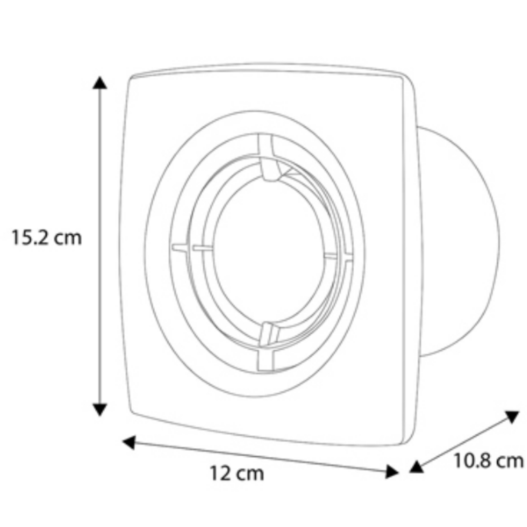 Extractor de Aire 4" Color Blanco – Estévez