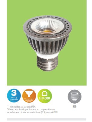 Foco LED JDR 8W E26 3000K 100-265V 460lm – IPSA