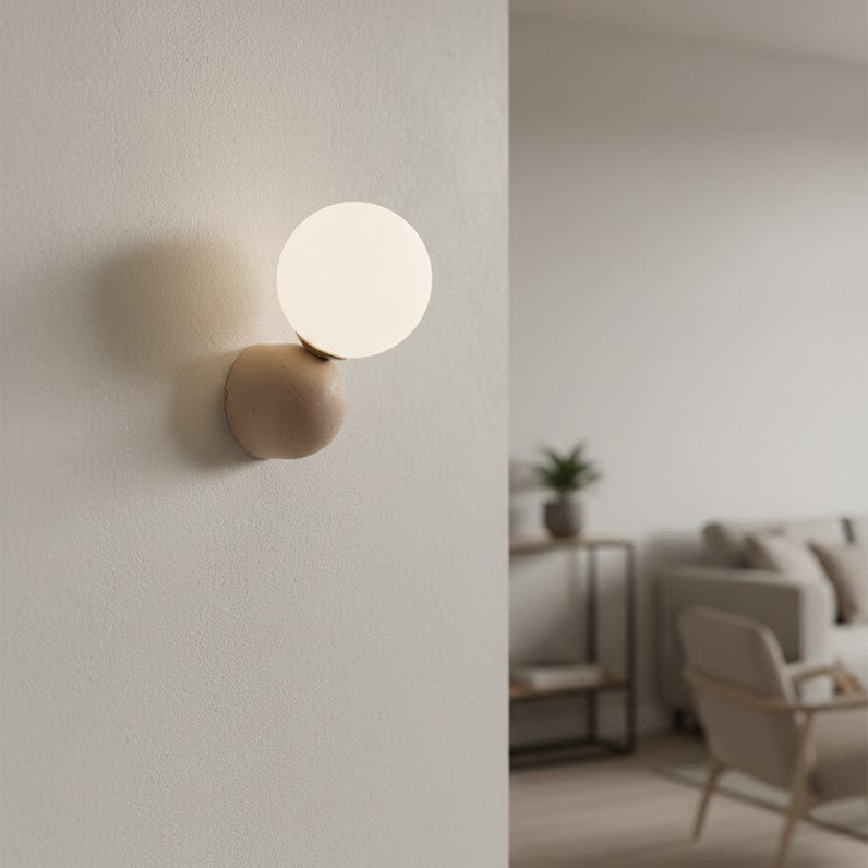Luminaria de Pared Sobreponer G9 Travertino Beige IP54 – Diseño Elegante y Resistente - ILUMILEDS