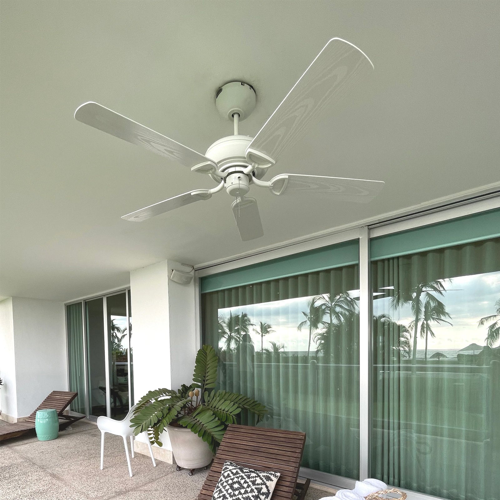 Ventilador de Techo Habana 52" Blanco 5 Aspas – Masterfan