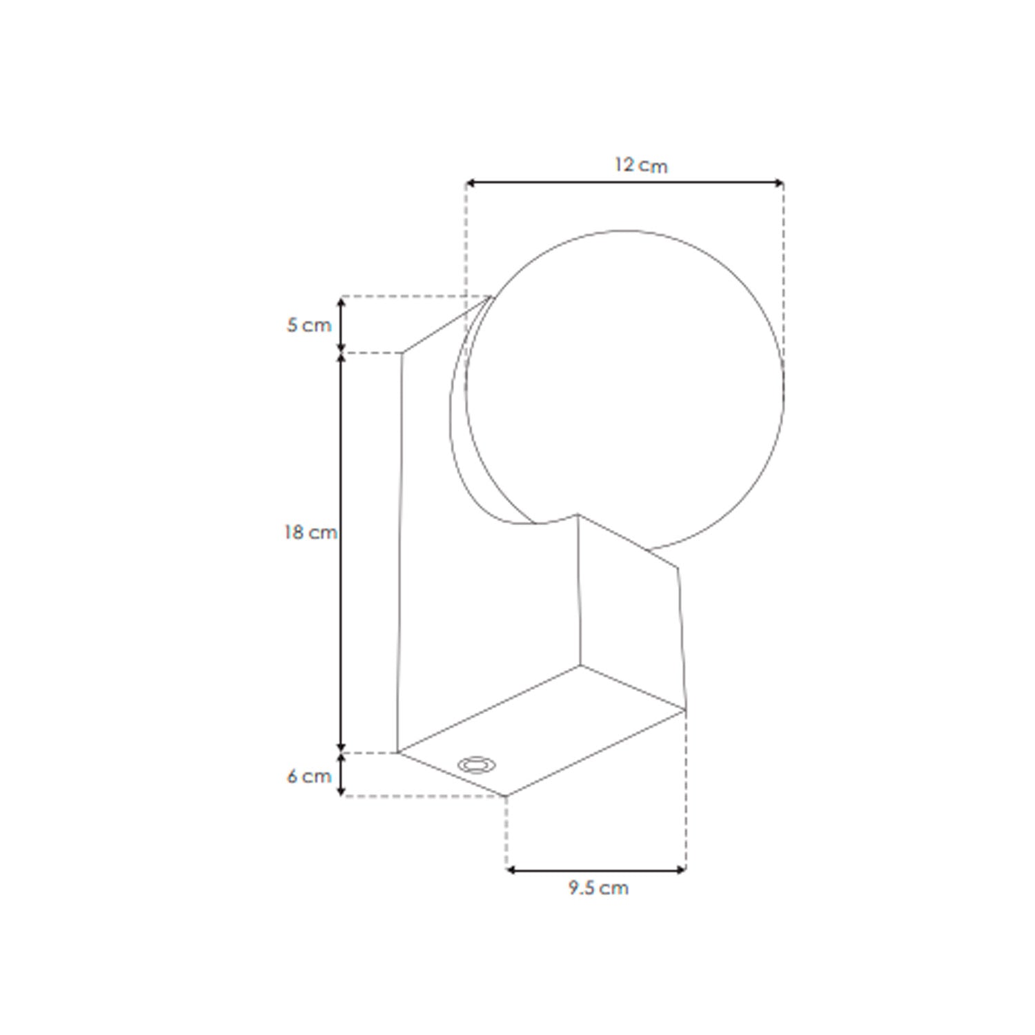 Luminaria de Pared en Mármol Blanco - Base G9 5W - ILUEUR054G9MBCR ILUMILEDS
