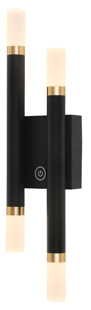 Lámpara de Pared Negra Cobre 12W - Comercial 2G