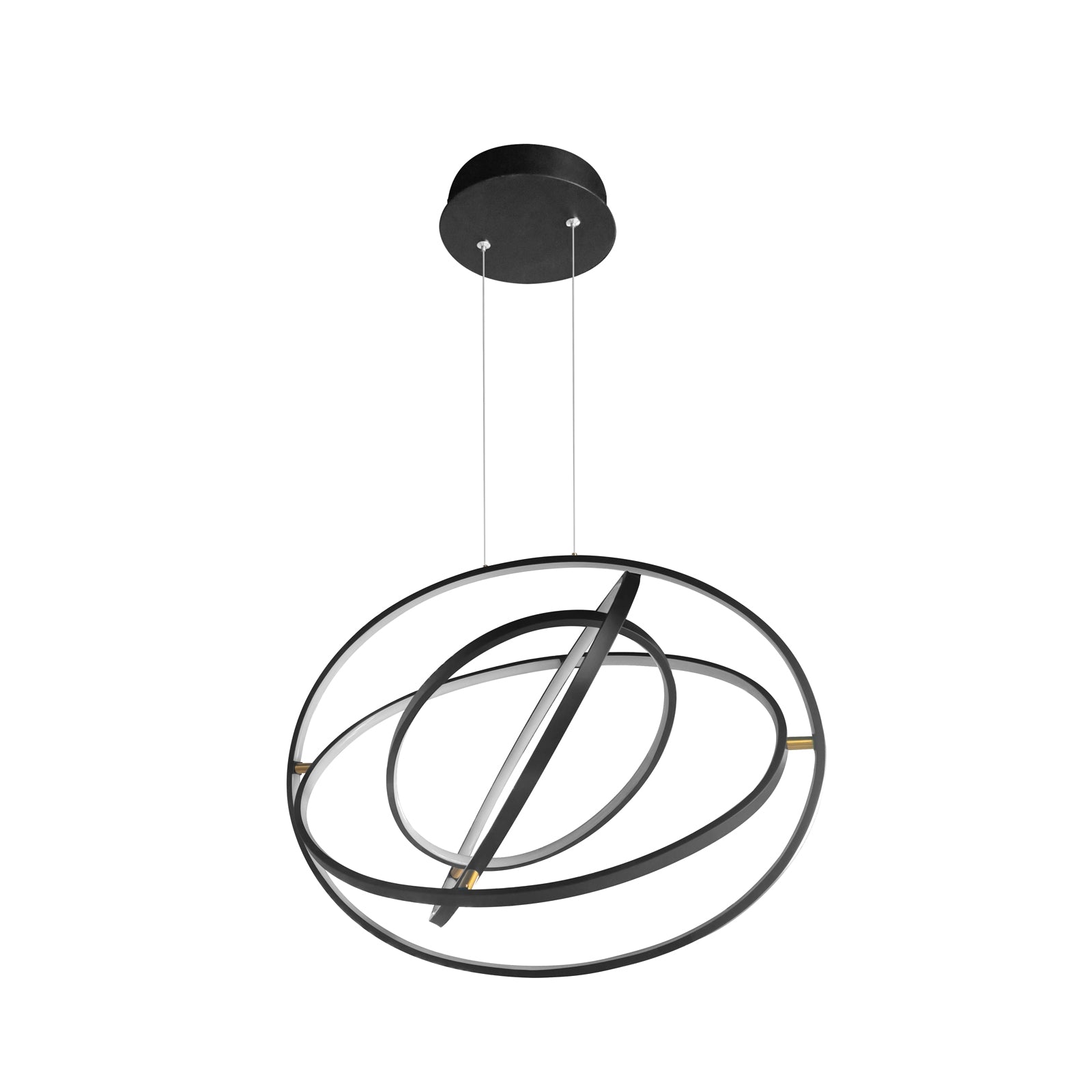 Lámpara LED Colgante Movible 3 Aros 108W – 2G