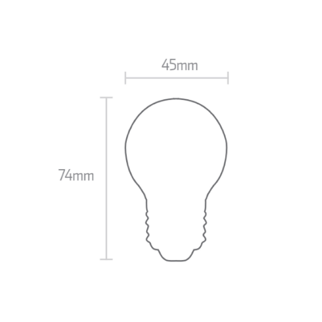 Foco LED Vintage G45 3W Dimeable Luz Cálida 2000K  - IPSA