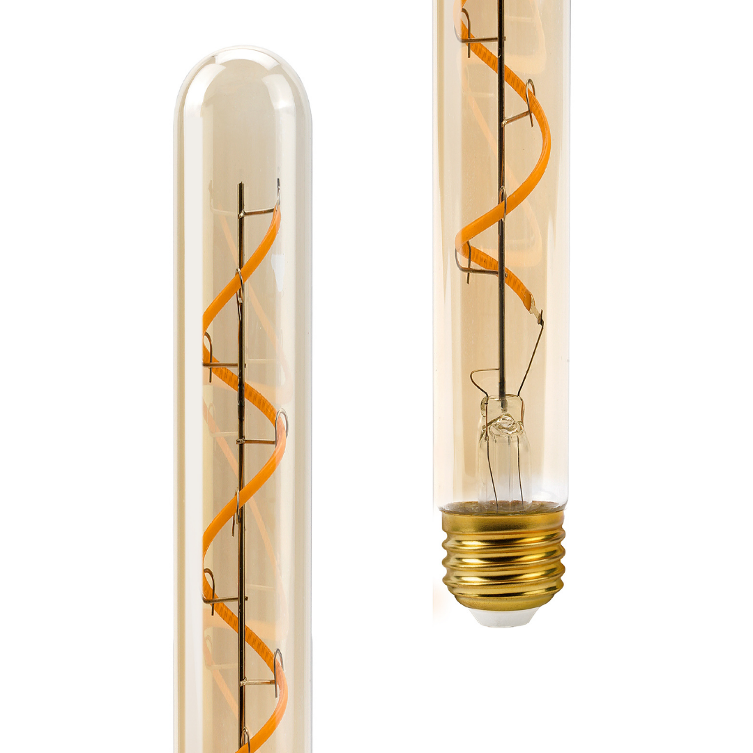 Foco LED Vintage T30 5W Dimeable Luz Cálida 2000K Ahumado - IPSA