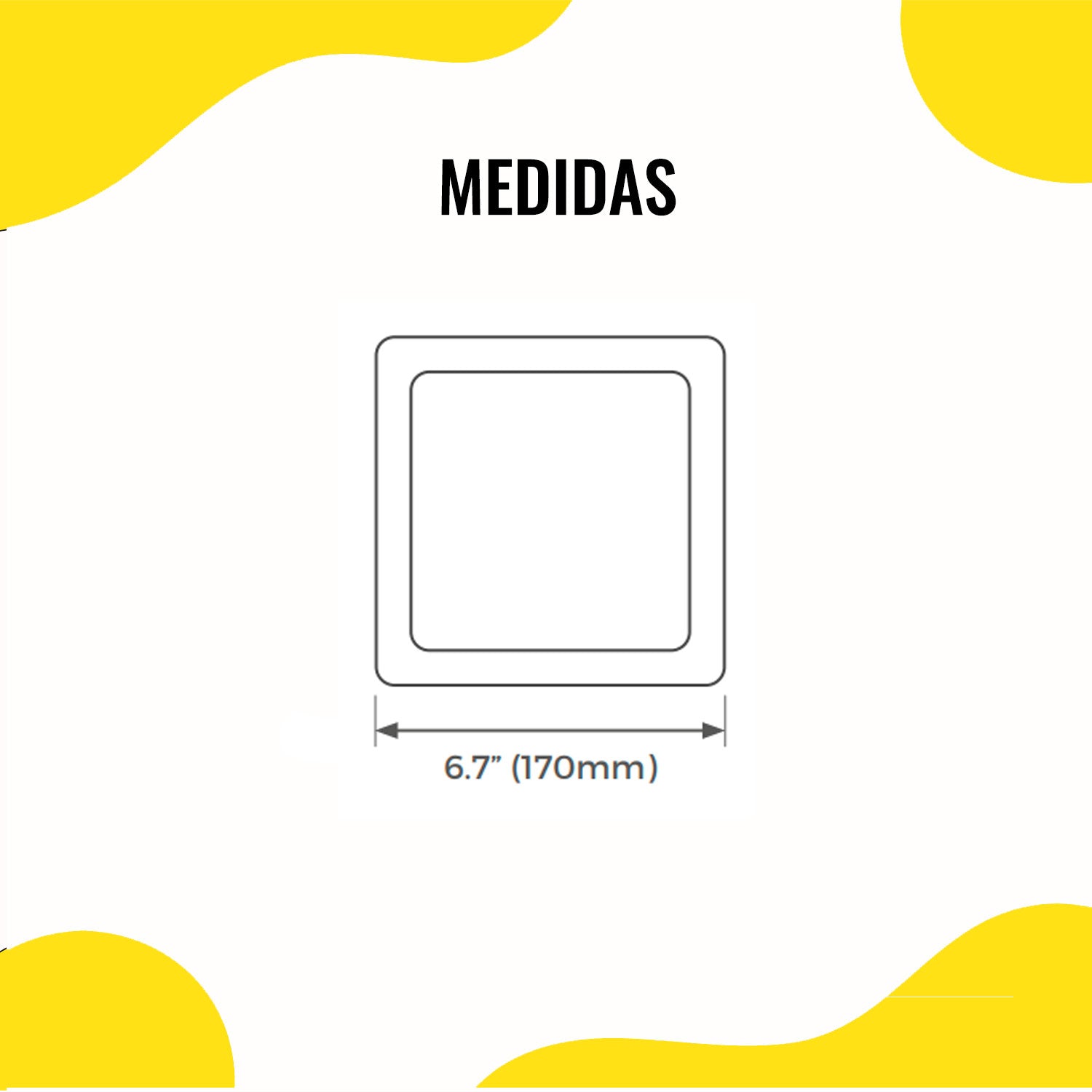 Panel Cuadrado Essence 18W 3000-4000-5000K Blanco – Luceco