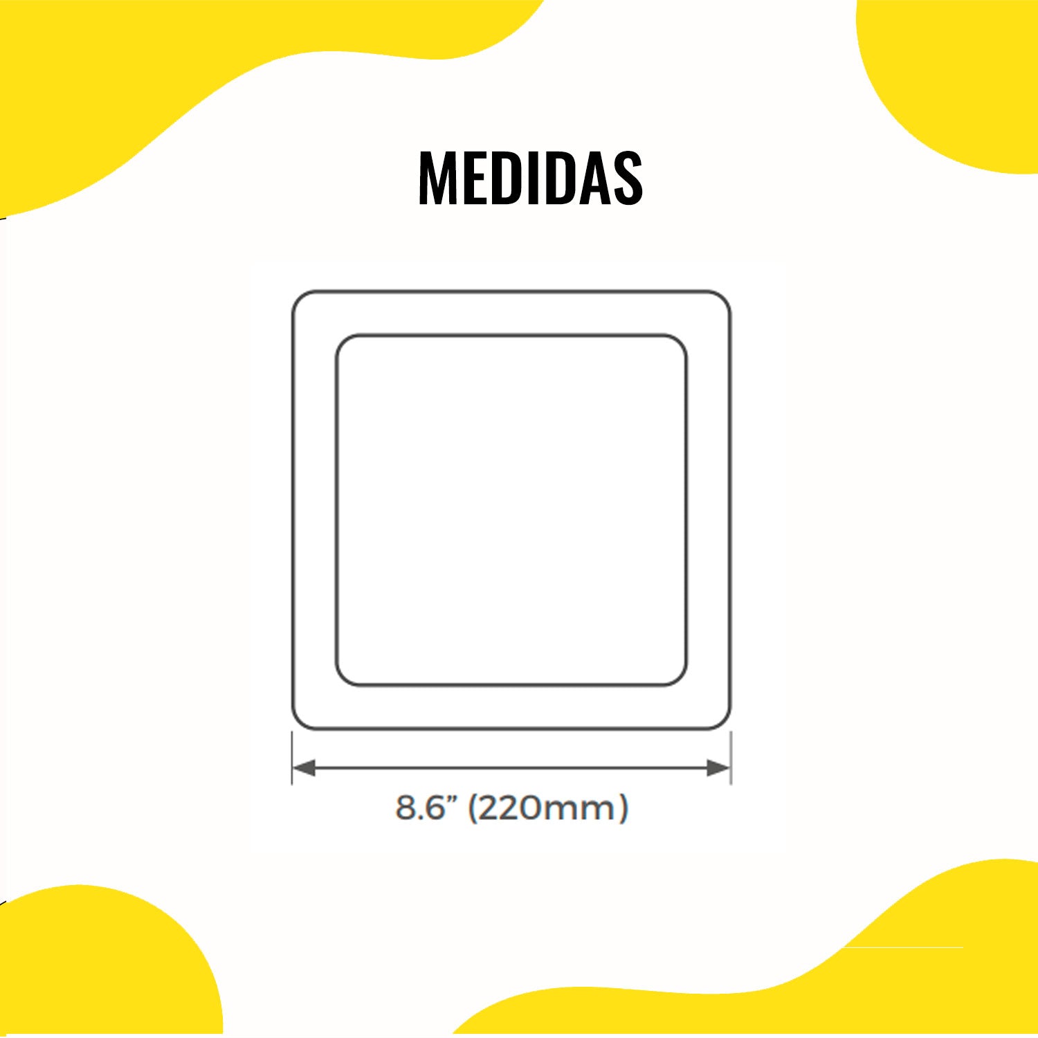 Panel Cuadrado Essence 24W 3000-4000-5000K Blanco – Luceco