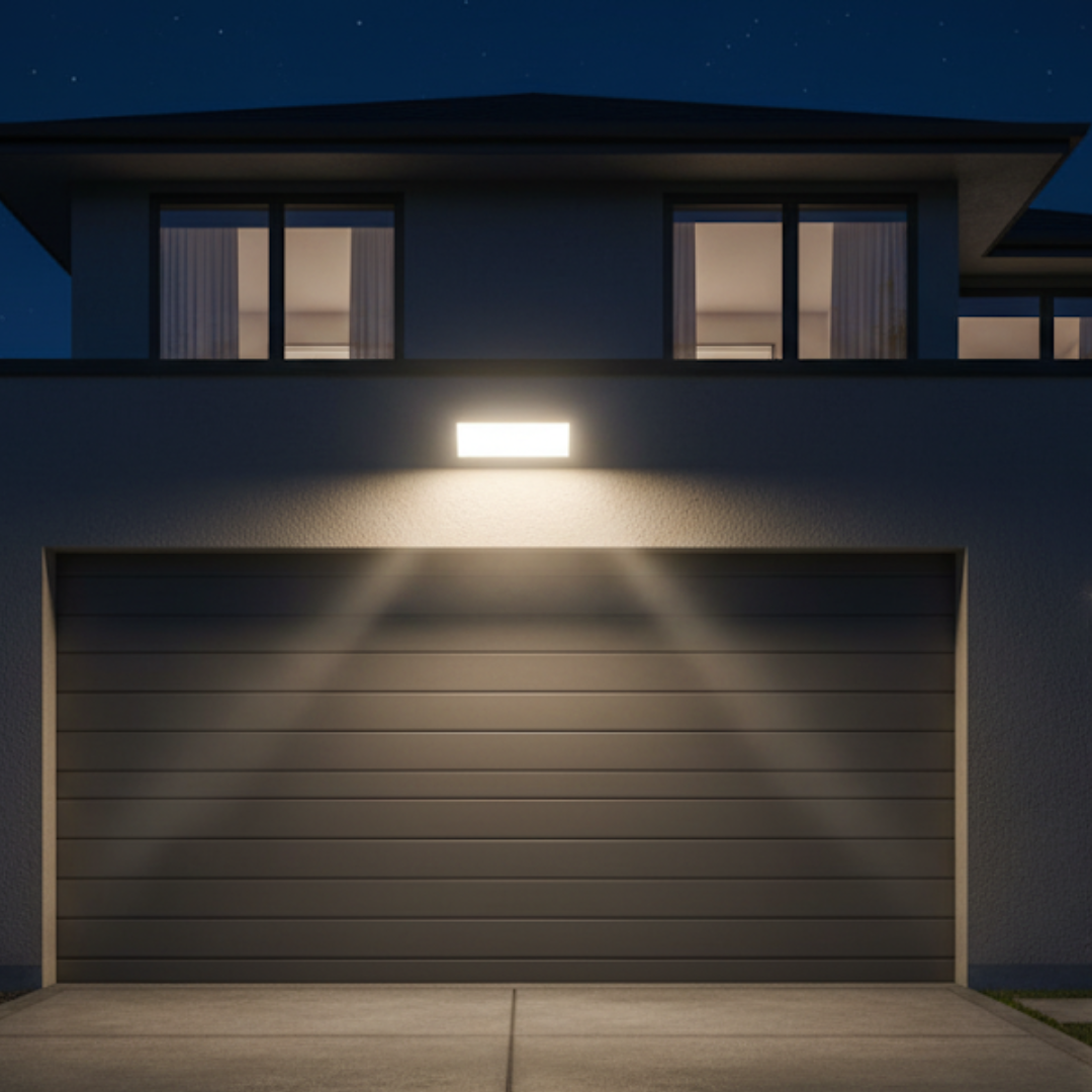 Arbotante LED Rectangular 20W IP65 3 Tonos de Luz 127V Exterior - LUMMI