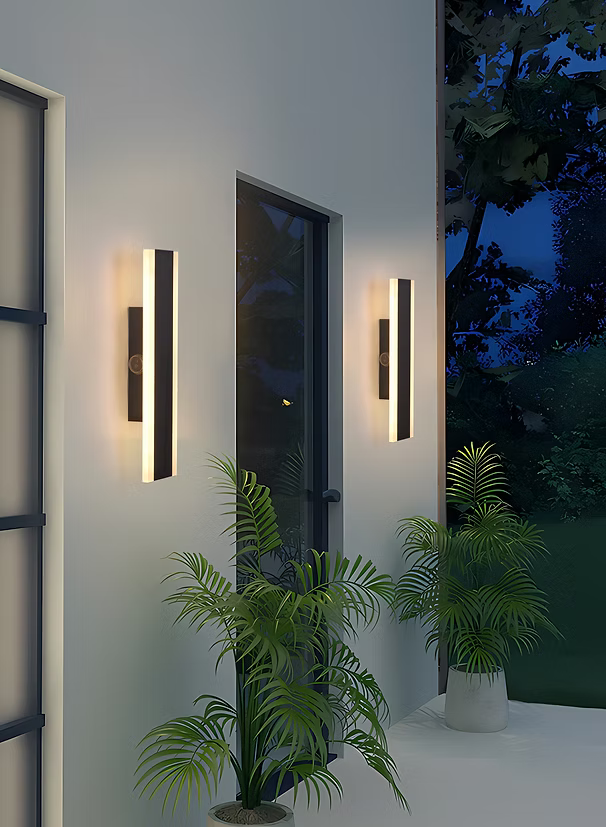 Luminaria de Pared LED Lasa 30cm 3000-4500-6000K IP65 85-265V Negro – LUXICA