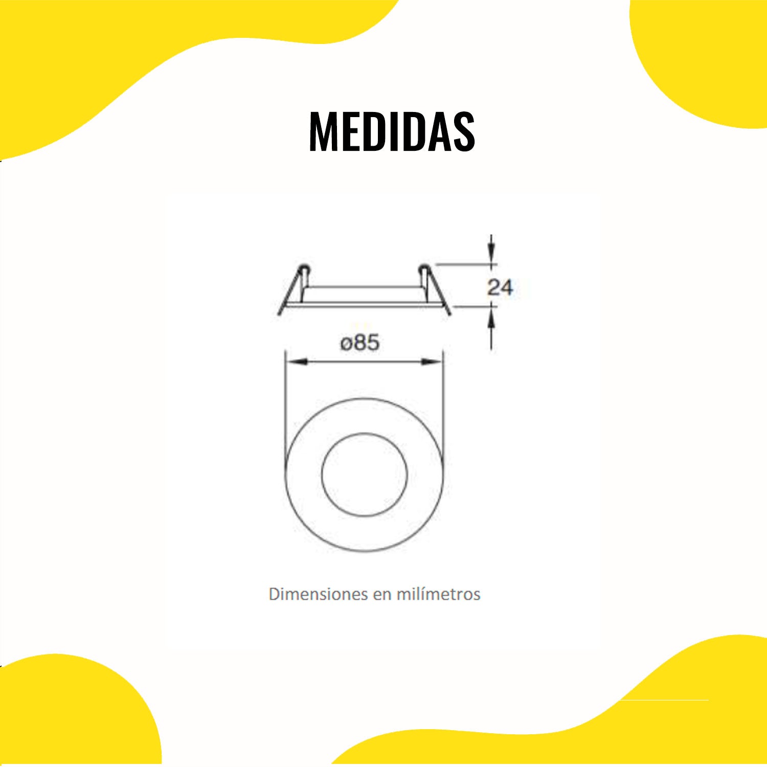 Lámpara LED SMD Empotrable – Estevez