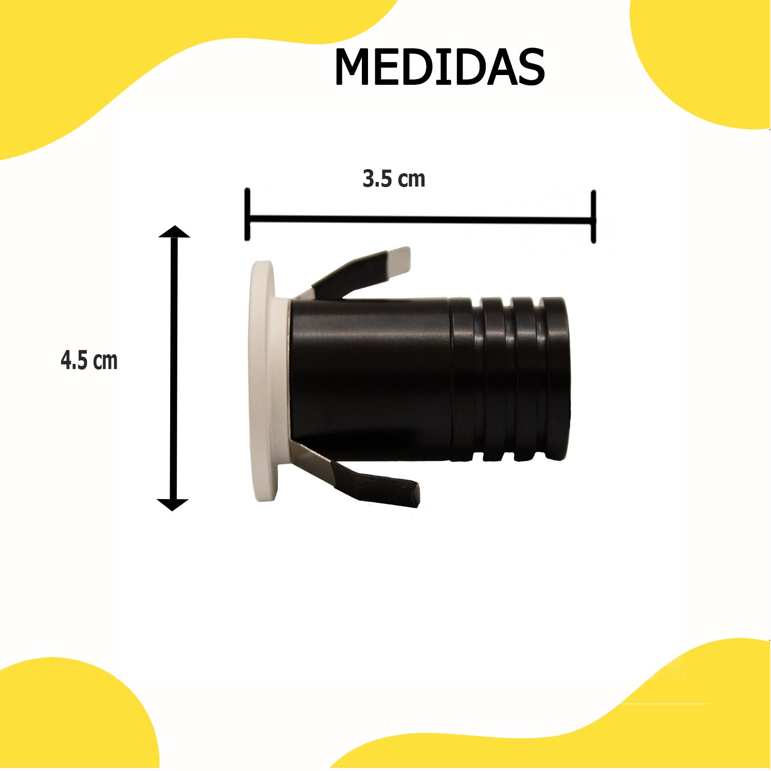 Star Spot Light Empotrado 3W 4100K Blanco – Fokasu