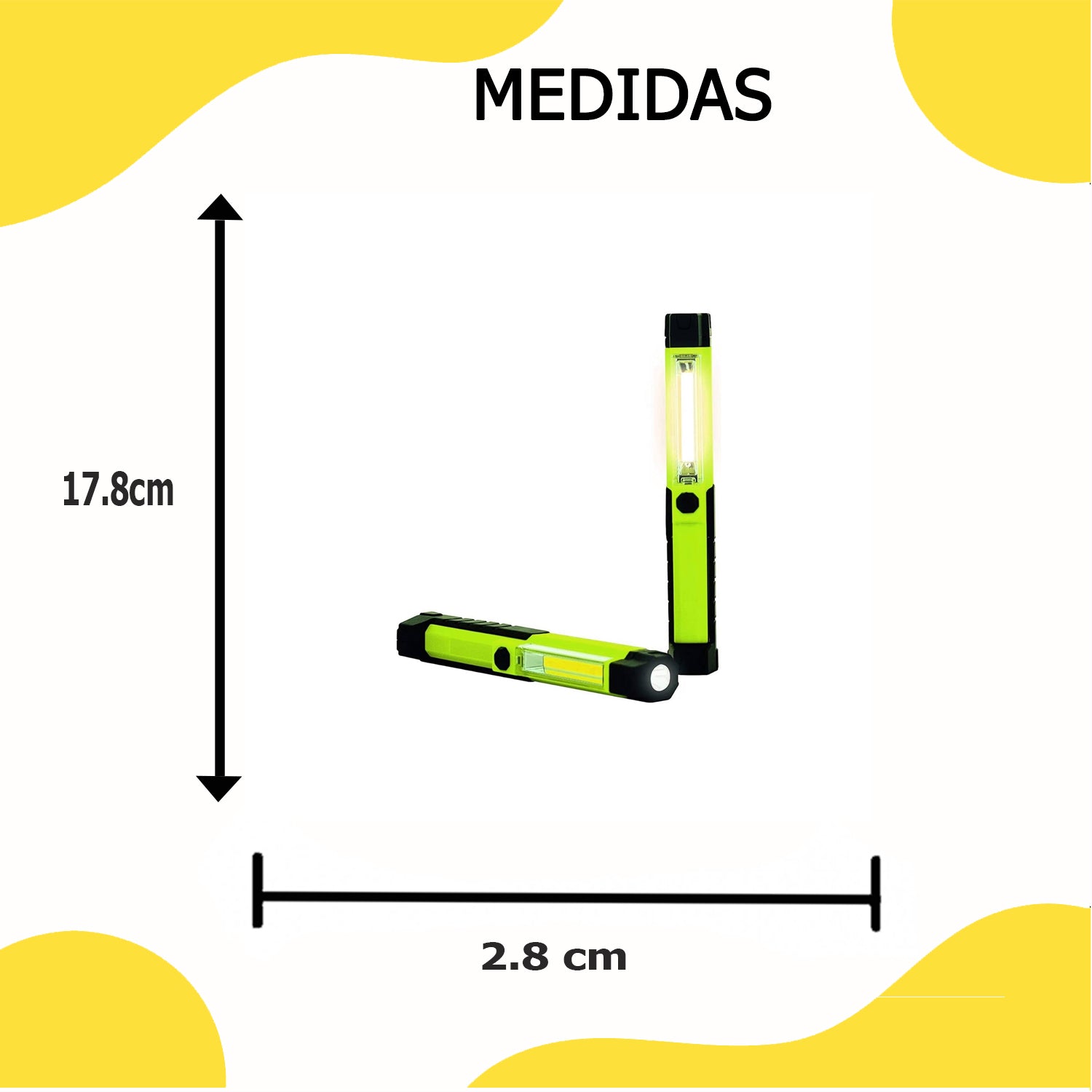 USB Recharchable Lámpara de Inspección 1.5W 6500K – Luceco