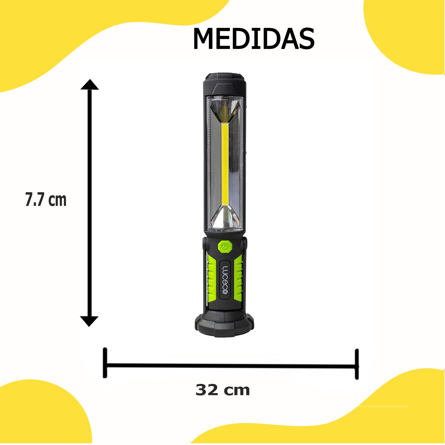 USB Recharchable Lámpara de Inspección 5W Giratorio 360° – Luceco