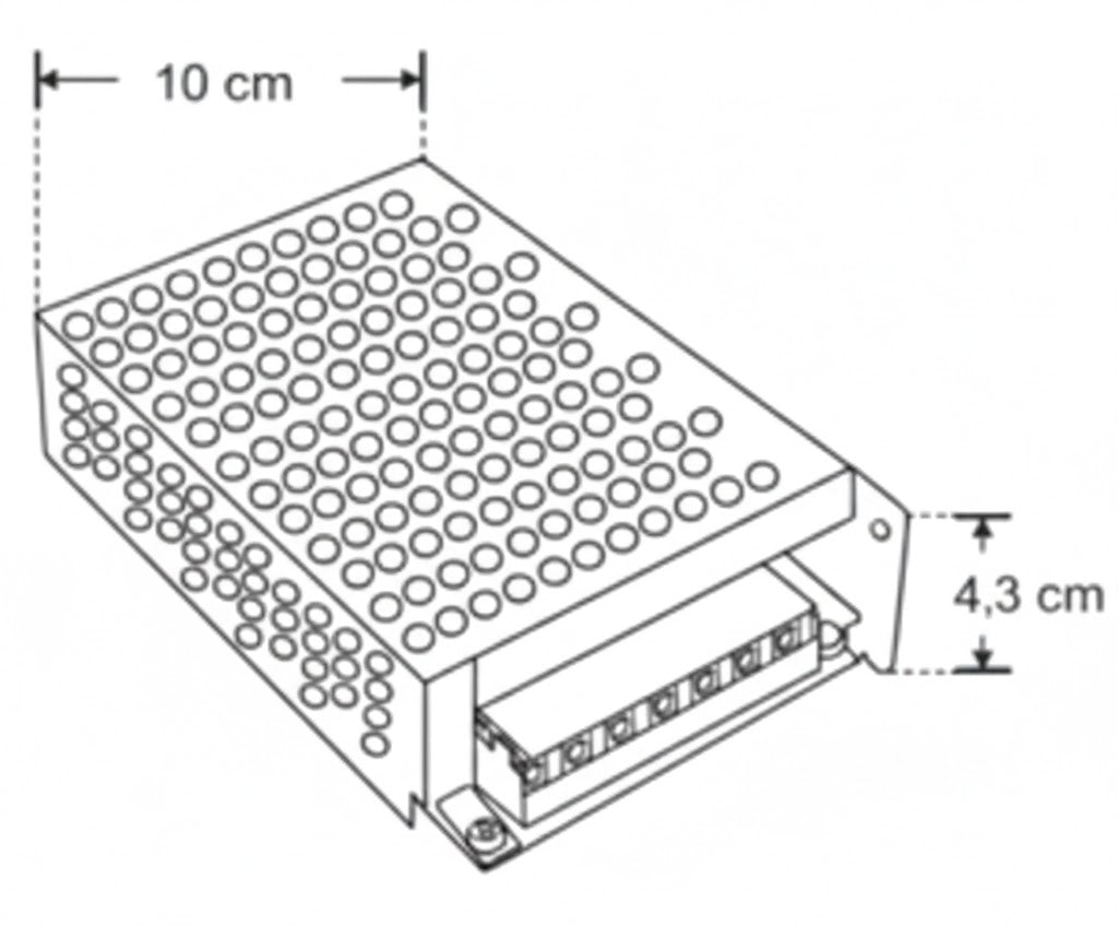 Fuente de Poder Conmutada 150W 24V ILUMILEDS CP150W Alta Eficiencia para LED
