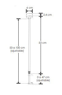 Kit de Suspensión KITSUSPMAG para Riel Magnético Soporte Elegante y Alta Resistencia ILUMILEDS