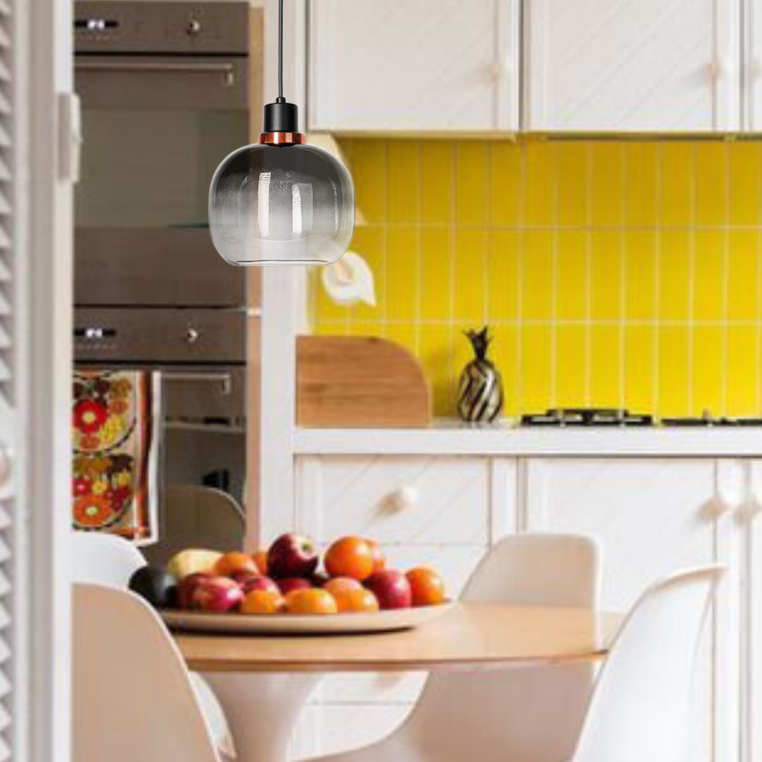 7029 ESFERA VIDRIO DIF NE CON DETALLE COBRE LUM COL 1XE27 MAXXI