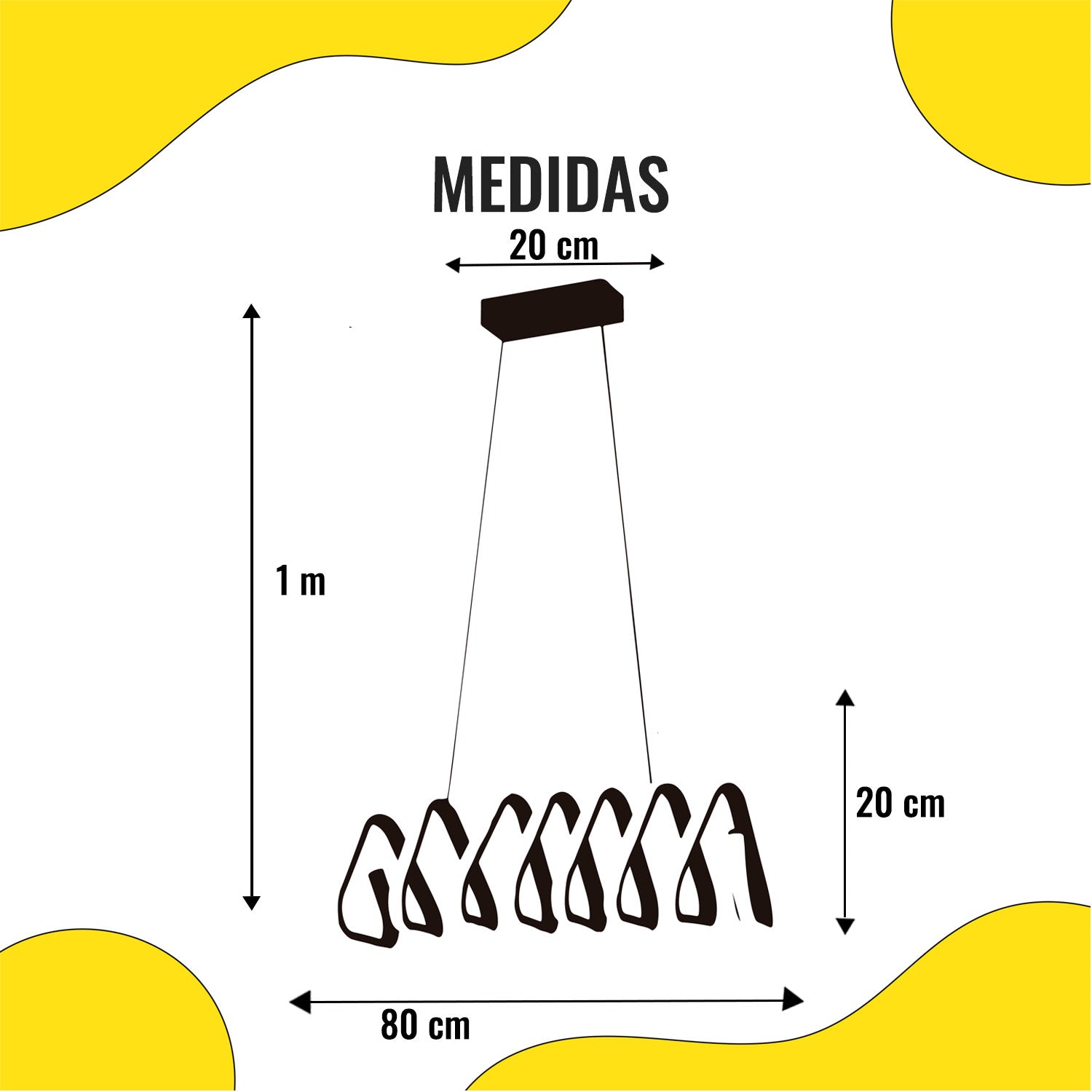 Lámpara Colgante LED Negra Control Dimmer 3 Tonos Luxor – Luxica