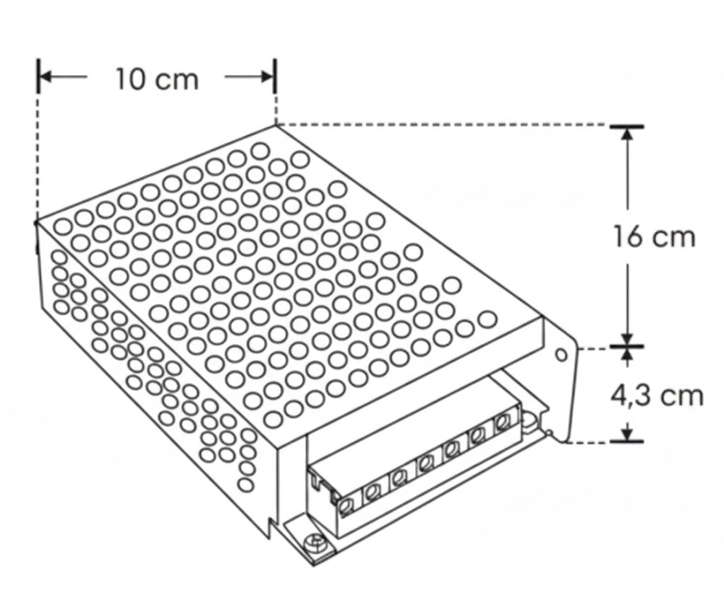 Fuente de Poder Conmutada 24V 100W ILUMILEDS CP100W Alta Eficiencia ILUMILEDS