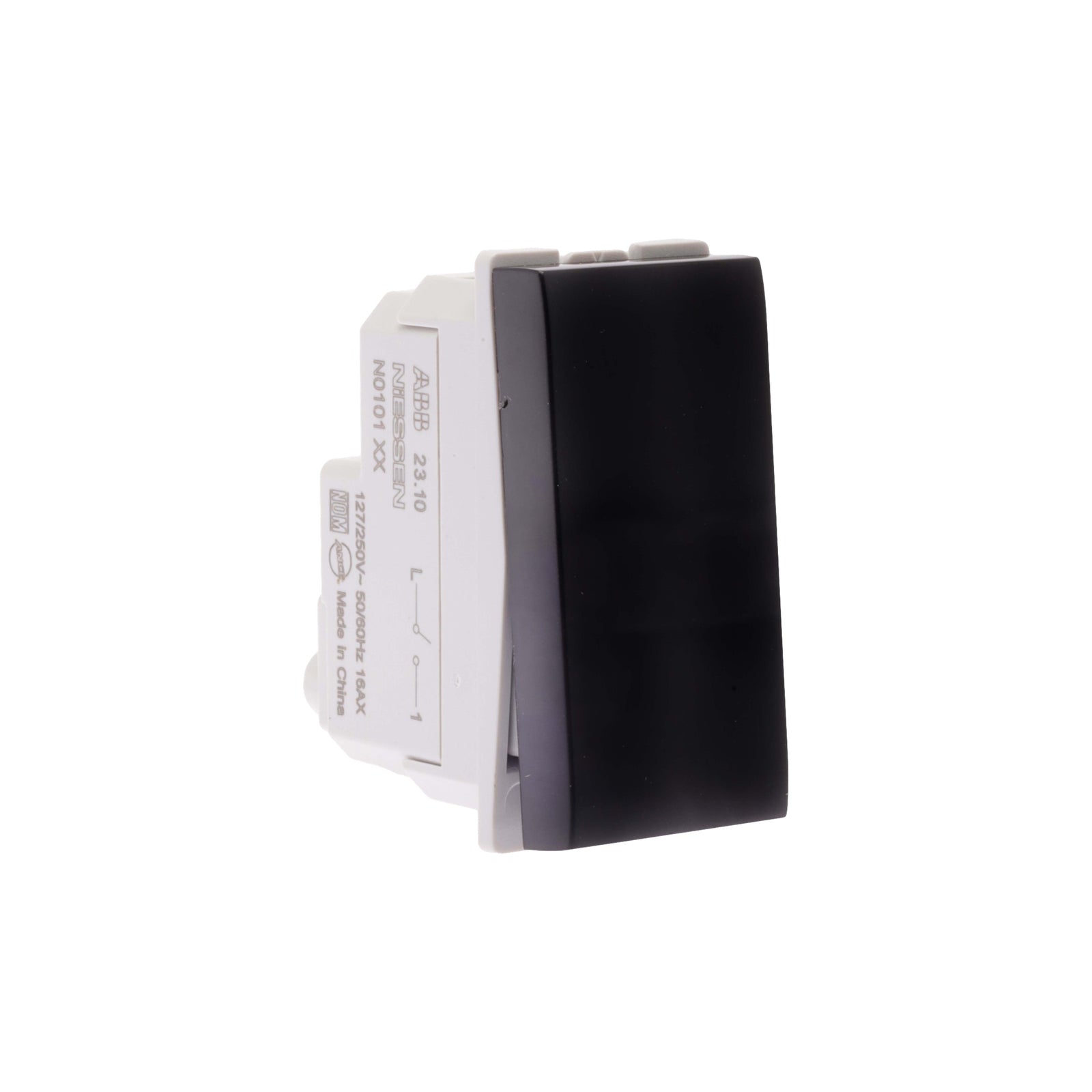 Apagador Sencillo 1 Módulo Color Negro Línea Origen - Estevez