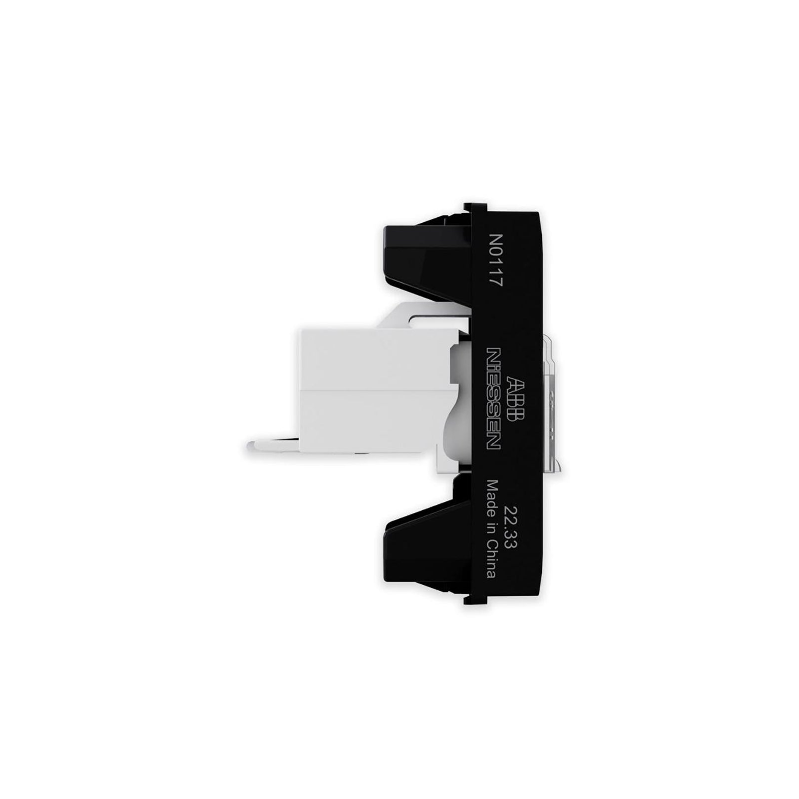 Toma Telefónica RJ11 4H 1 Módulo Negro – Origen Estévez