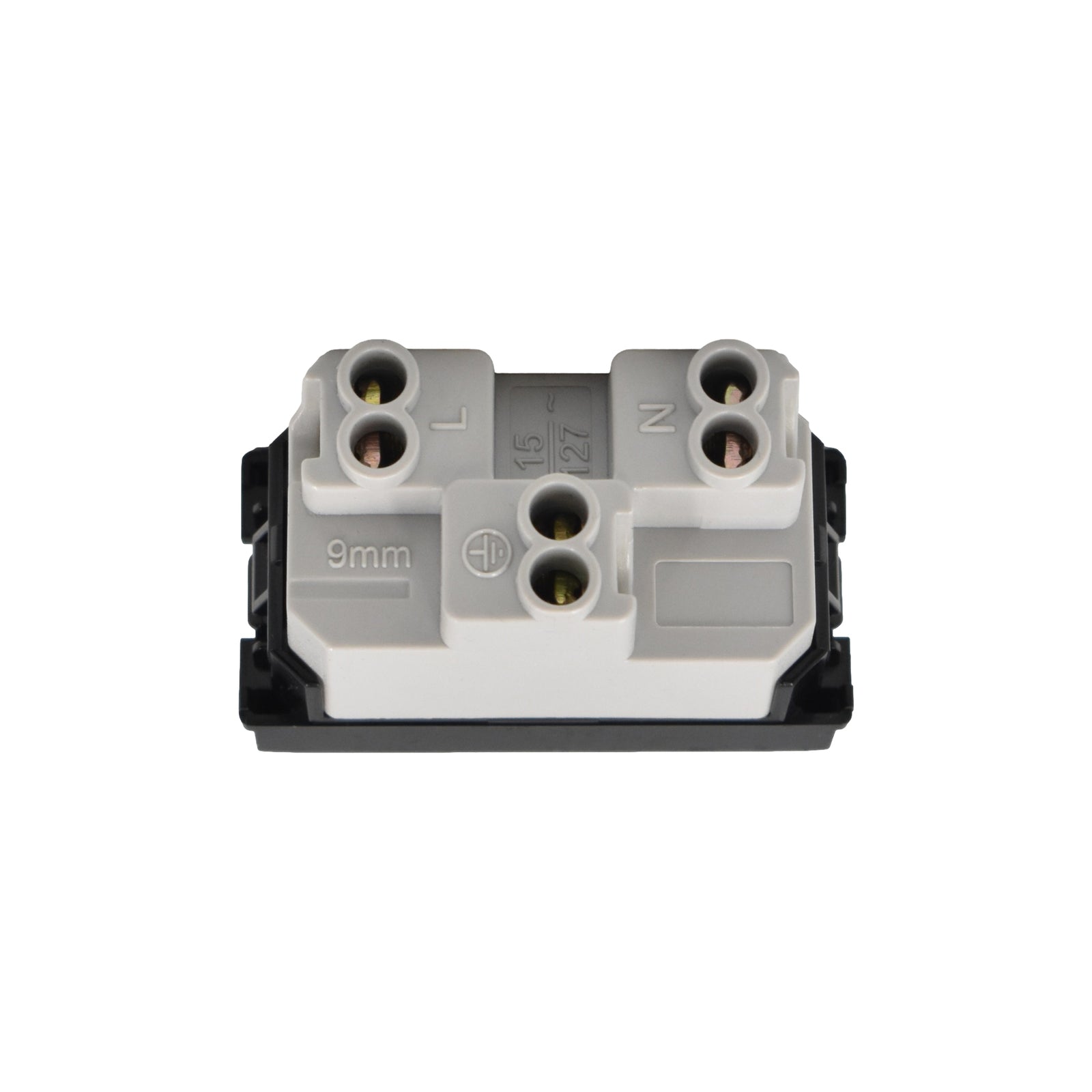 Contacto Sencillo 1 Módulo Color Negro - Origen Estévez